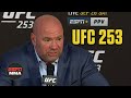 Dana White recaps Israel Adesanya's TKO win, talks McGregor-Pacquiao rumors | UFC 253 | ESPN MMA
