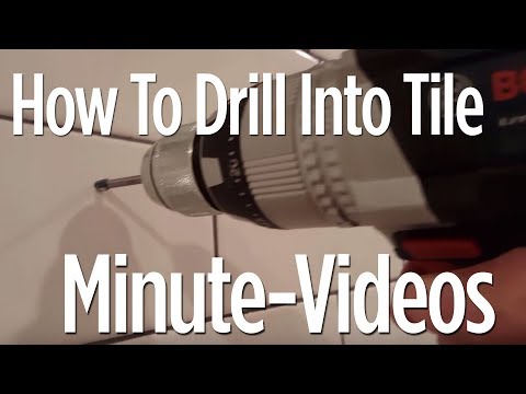 How To Drill Into Ceramic or Porcelain Tile in 1 Minute (Anyone can do it)