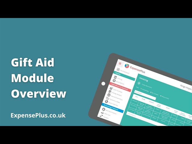Gift Aid Module Overview - title board