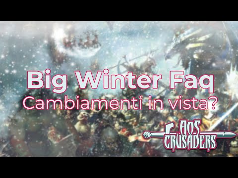 Big Winter FAQ - Cambiamenti in vista?