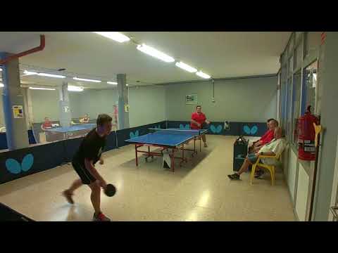Javier Moreno 3 - 2 Xavi Pérez (CTT Castelldefels 1 - 1 CTT La Torre de Claramunt)