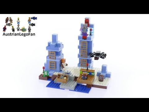 Vidéo LEGO Minecraft 21131 : Les pics de glace