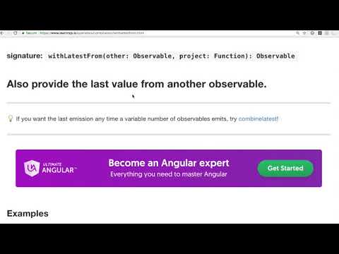 [RxJS v6] 06 - pairwise, race, startWith, withLatestFrom, zip