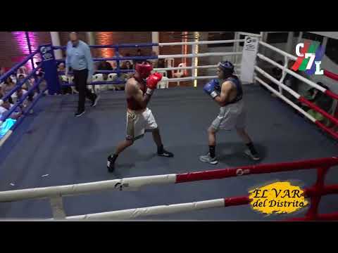 GERMÁN ENRIQUEZ de ROSARIO DERROTÓ A JUAN BURGOS de JUNÍN EN DESICIÓN UNÁNIME EN BOXEO EN ARENALES