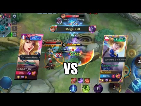 Top Global Fanny Vs Top Global Freya - Mobile legends Gameplay