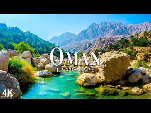 FLYING OVER OMAN (4K UHD) I Scenic Relaxation Film With Inspiring Music | 4K VIDEO ULTRA HD