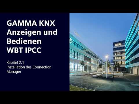 2.1 Siemens GAMMA KNX IP Control Center V4.2.4 - Connection Manager – Installation