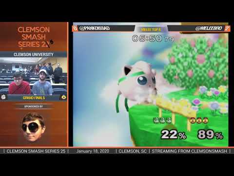 Clemson Smash Series 25 - Grand Finals - Austintacious (Sheik) vs. Panko (Jigglypuff) - SSBM