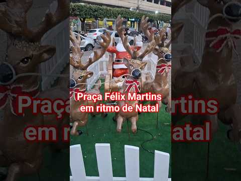Praça Félix Martins Ritmo de Natal Leopoldina mg