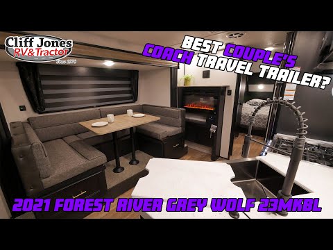 2021 Forest River Grey Wolf 23MK Black Label Edition Couple's Coach Travel Trailer
