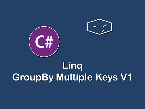linq groupby multiple keys v1 in c