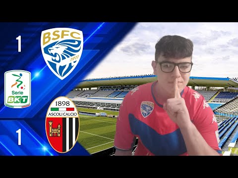 LIVE REACTION BRESCIA-ASCOLI 1-1 LA PAREGGIA MONCINI🤍⚔💙
