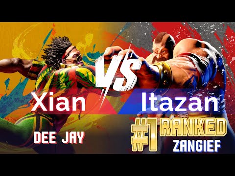 SF6 ▰ XIAN (Dee Jay) vs ITAZAN (#1 Ranked Zangief) ▰ High Level Gameplay