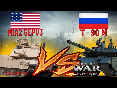 Abrams M1A2 SEPv3 vs T-90M