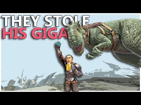 THEY STOLE HIS GIGA WHILE HE WAS DRUNK! SMALL TRIBES S4E37 | Ark Survival Evolved