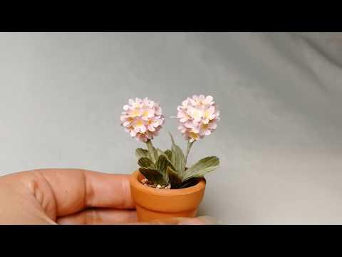 How to make lovely primrose mini paper flower