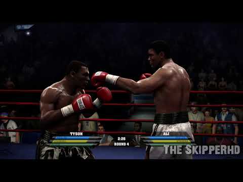Fight Night Round 4 XBOX 360 - Muhammad Ali Vs Mike Tyson