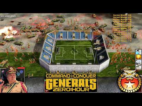 China Infantry $10K | 1vs7 China Tank & Infantry & Nuke | Command & Conquer Generals Zero Hour