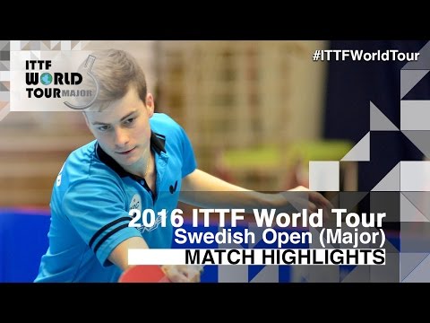 2016 Swedish Open Highlights: Antoine Hachard vs Anders Eriksson (Qual)