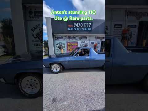 Anton's HQ Holden Ute Sounds Awesome at Rare Parts Events