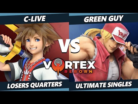 Vortex Legends 12 Losers Quarters - Green Guy (Terry) Vs. C-Live (Sora) SSBU Ultimate Tournament