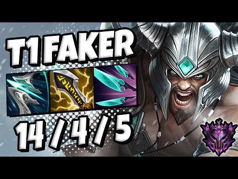 T1 Faker Tryndamere vs Kassadin [ MID ] Ranked Master EUW Patch 11.20 ✅