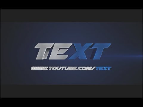 Simple 3D INTRO TEMPLATE by PushedToInsanity! Video