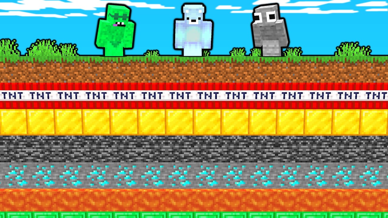 Can We Survive a RANDOM LAYERS Minecraft World?