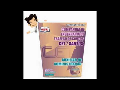 Apostila Concurso CET Santos 2015 - Auxiliar de Administração