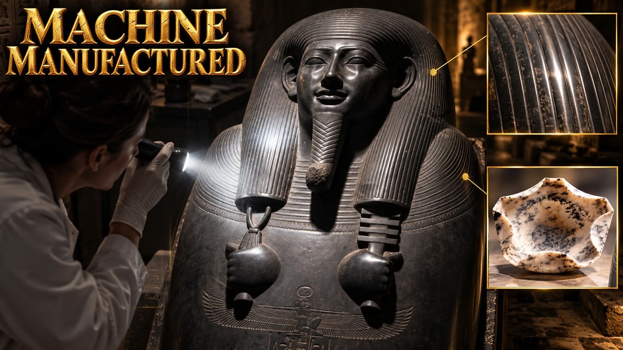 Pre-Egyptian Machine-Made Artifacts: Advanced Technology
