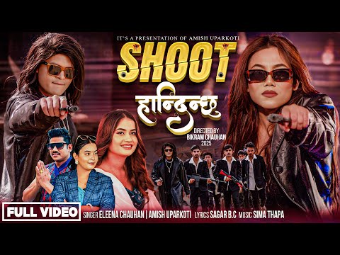 SHOOT HANDINCHHU || Amish Uperkoti & Eleena Chauhan Ft Asmita Jureli || New Nepali Song 2025