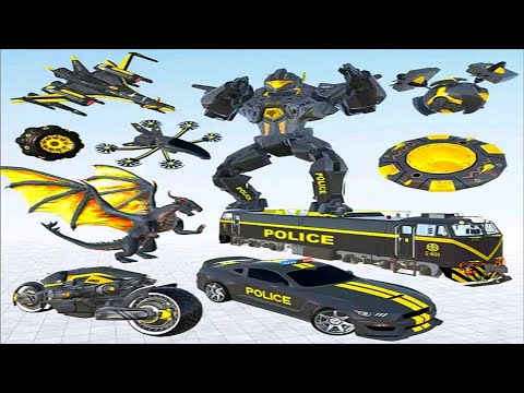 US Police Robot Car Battle: Grand Robot Fight #2 - Android iOS Gameplay
