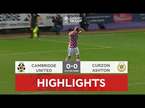 The U's Scrape Past On Pens! | Cambridge United 0-0 Curzon Ashton (4-2 pens) | Emirates FA Cup 22-23