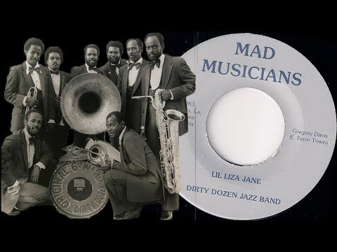Dirty Dozen Jazz Band - Lil Liza Jane [Mad Musicians] 1983 Mardi Gras Brass Jazz Funk 45 Video