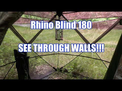Rhino Blind 180 Review - SEE THROUGH WALLS!!!