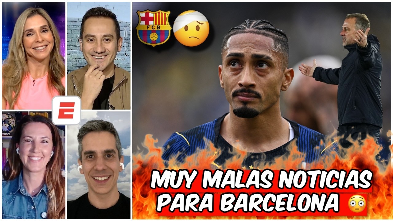 ¡BARCELONA sin RAPHINHA por 5 SEMANAS! HANSI FLICK se PIERDE al JUGADOR MÁS IMPORTANTE | Exclusivos