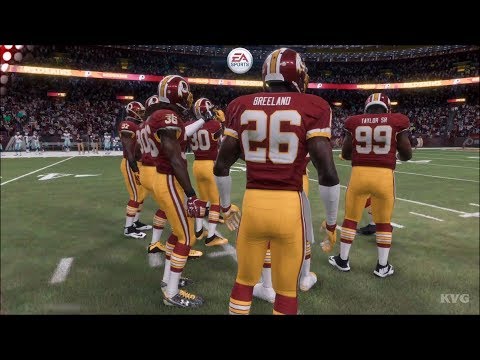 Madden NFL 18 - Washington Redskins vs Dallas Cowboys - Gameplay (HD) [1080p60FPS]