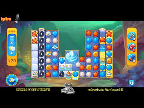 Fishdom level 8305, 8306, 8307 / Фишдом уровень 8305, 8306, 8307