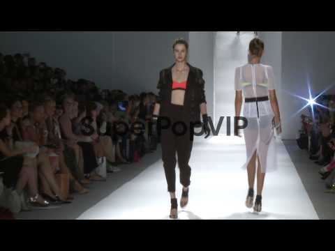 Models walk the runway at Milly by Michelle Smith -  Spri...