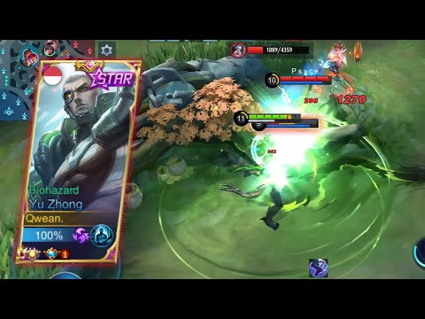 ONE ULTI WAR AUTO WIPED OUT! TUTORIAL YU ZHONG ULTIMATE IN WAR! QWEAN TUTORIAL - MLBB