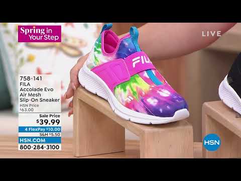 FILA Accolade Evo Air Mesh SlipOn Sneaker