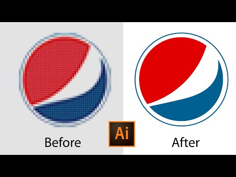 Convert a Low Resolution Logo into a High Res Vector Graphic in Illustrator