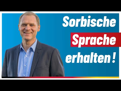 Sorbische Sprache muss erhalten bleiben! Frank Peschel im sächsischen Landtag