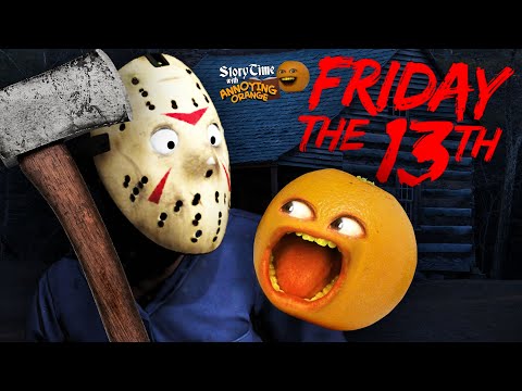 惱人的橙子 - 故事時間。13號星期五！ (Annoying Orange - Storytime: Friday the 13th!)
