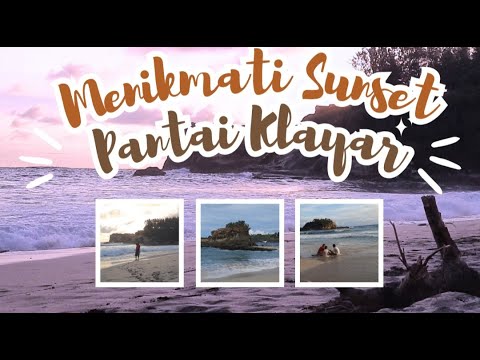 Menikmati Sunset Pantai Klayar