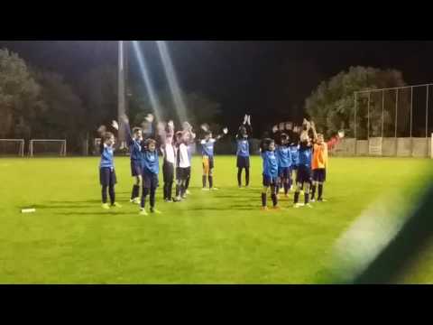 L'esultanza del condor vinto la finale 1 a 0