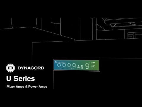 Dynacord presents the new U Series Amplifiers and Mixer amplifiers