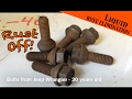 True rust removal by a chemist - Jeep Wrangler YJ bolts : Ep 5