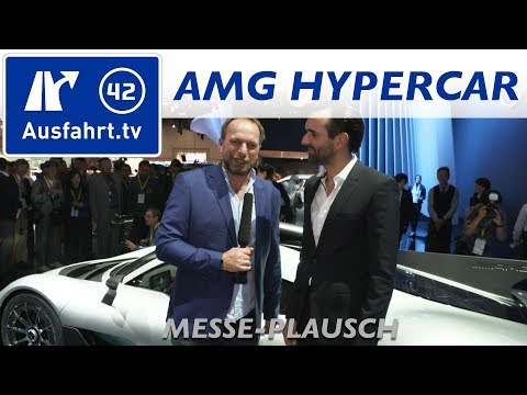 Mercedes-AMG Project One Hypercar  Messe-Plausch mit René Wollmann Tokyo Motor Show 2017
