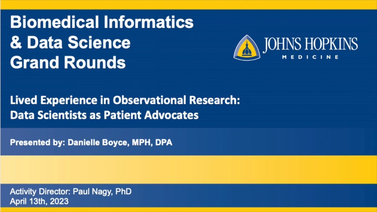 Watch the JHU Grand Rounds video